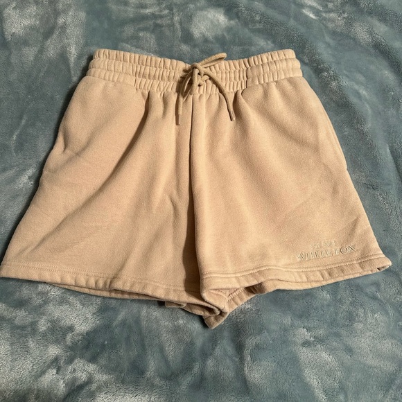 White Fox Boutique Pants - White Fox nude lounge shorts